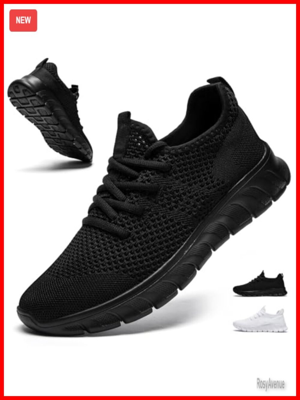 Womens Running Shoes Lightweight Breathable Mesh Slip On Non Slip Athletic